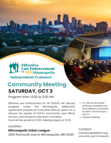 ELEFA MN October Meeting Flyer